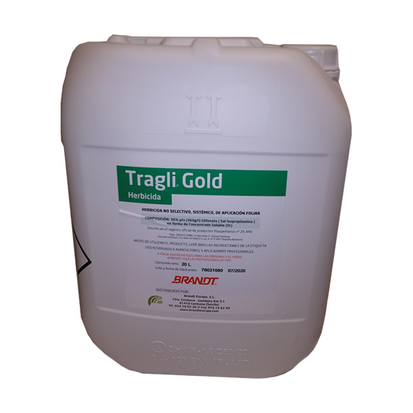 Tragli Gold herbicida Glifosato 36% - Tienda Agrícola Sercopag