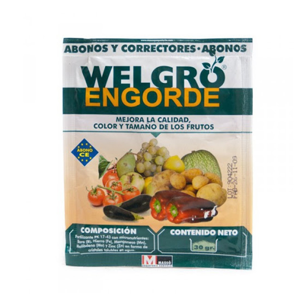 WELGRO ENGORDE -30 GRS.