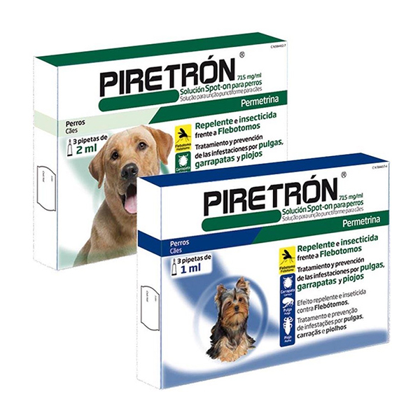 PIRETRON SPOT ON-ENV.CLINICO PEQUEÑO-1 C.C.-(30)