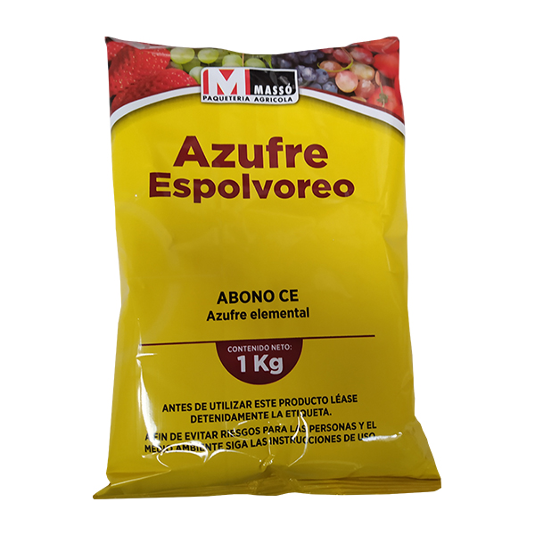 AZUFRE ESPOLVOREO-1 KGS-ABONO CE