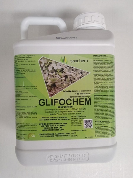 Envase 5L Herbicida Glifosato 36%