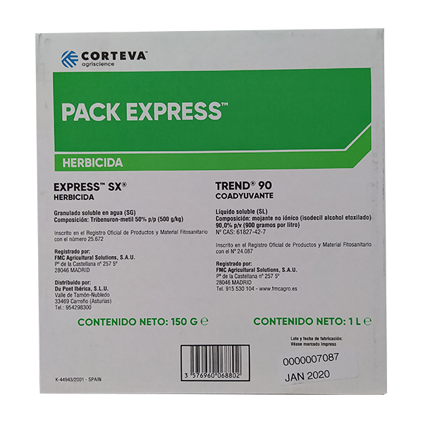 PACK EXPRESS (3PP) 8x(150gr+1 lts) €/PACK
