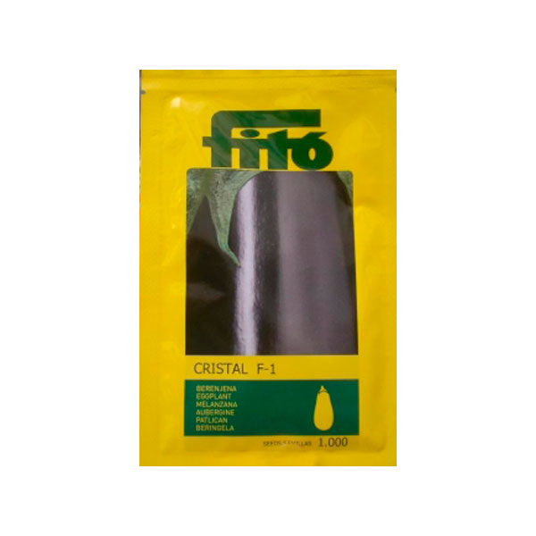 BERENJENA F-1 CRISTAL-1000 UNIDA-